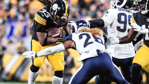 Trey Edmunds Shows Off Skills as Former LB with First Career Interception