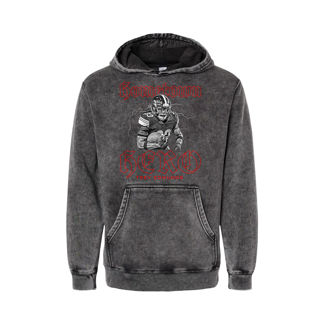 Trey Edmunds Retro Mineral Wash Hoodie
