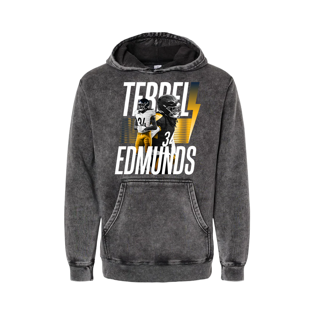 Terrell Edmunds Retro Mineral Wash Hoodie