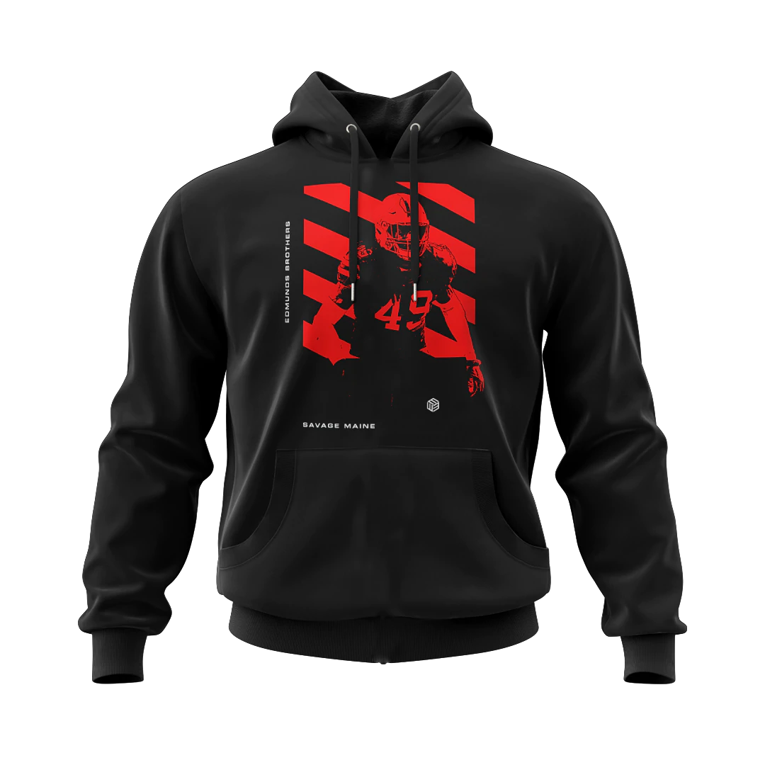 Retro Maine Savage Men Hoodie