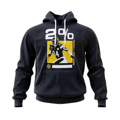 Terrell Bold 2% Men Hoodie